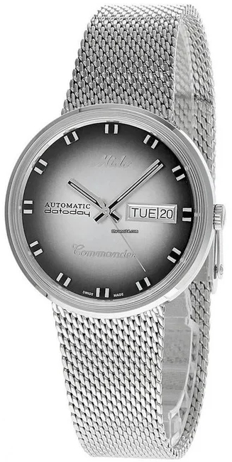 Mido Damklocka M842.942.711 Commander Gr&aring;/St&aring;l &Oslash;37 mm