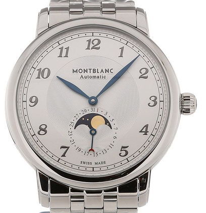Montblanc Herrklocka 117326 Star Silverfärgad/Stål Ø42 mm - Montblanc