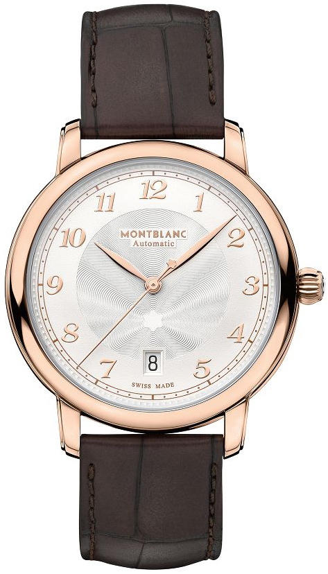 Montblanc Herrklocka 117579 Star Legacy Silverfärgad/Läder Ø39 mm - Montblanc