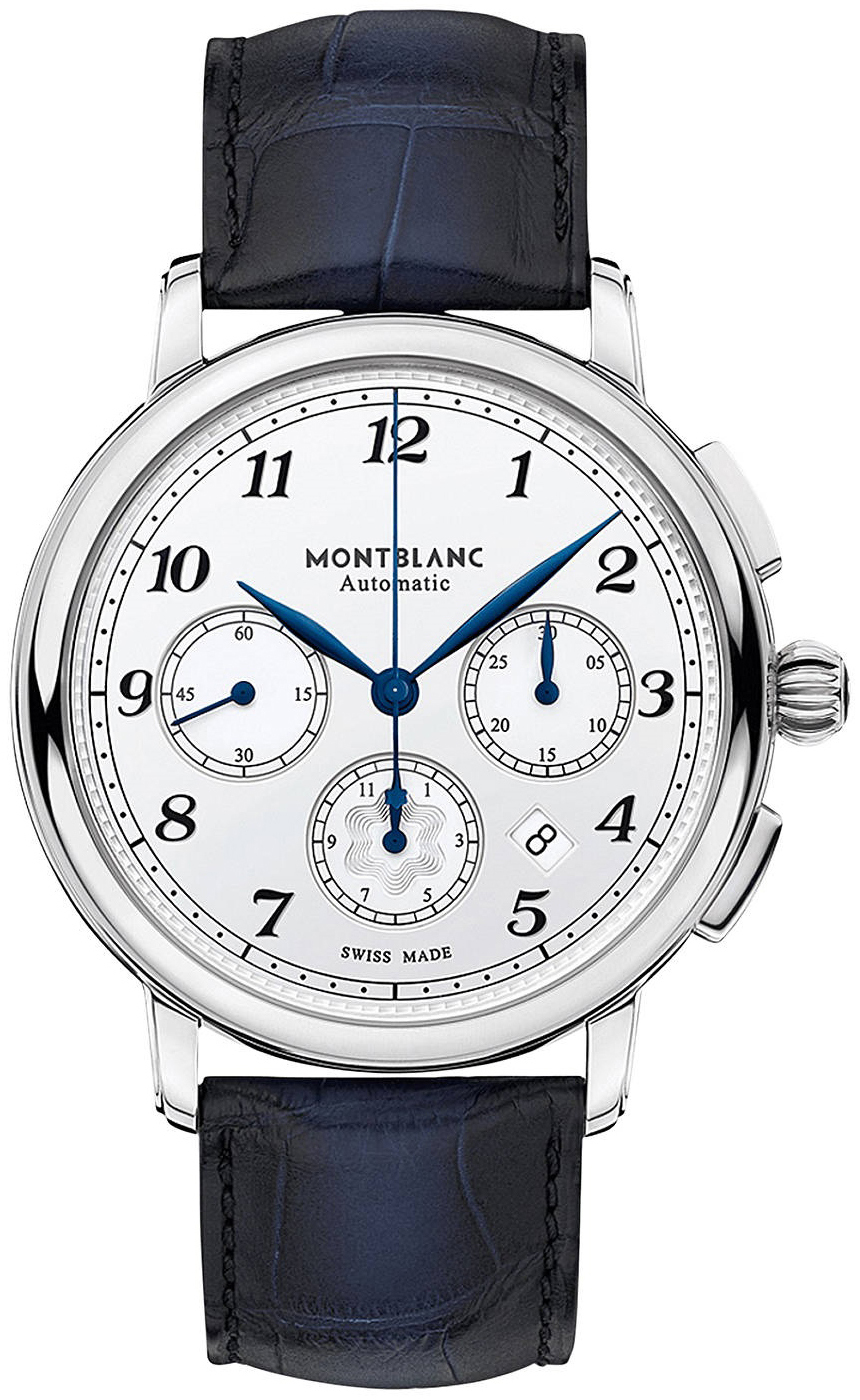 Montblanc Herrklocka 118514 Star Vit/Läder Ø42 mm - Montblanc