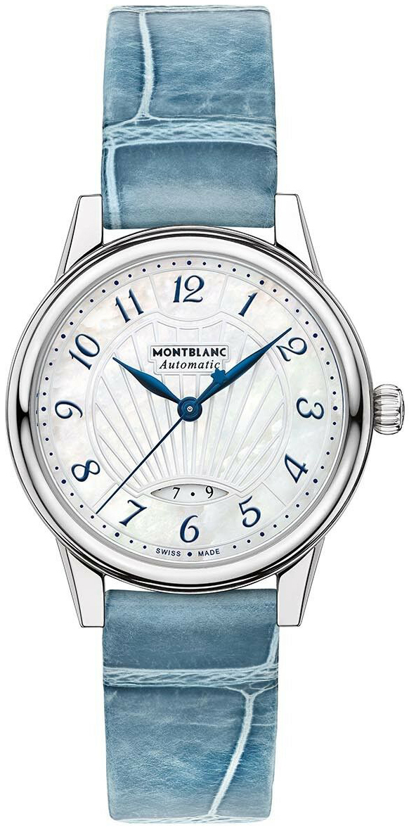 Montblanc Damklocka 118774 Boheme Vit/Läder Ø30 mm - Montblanc