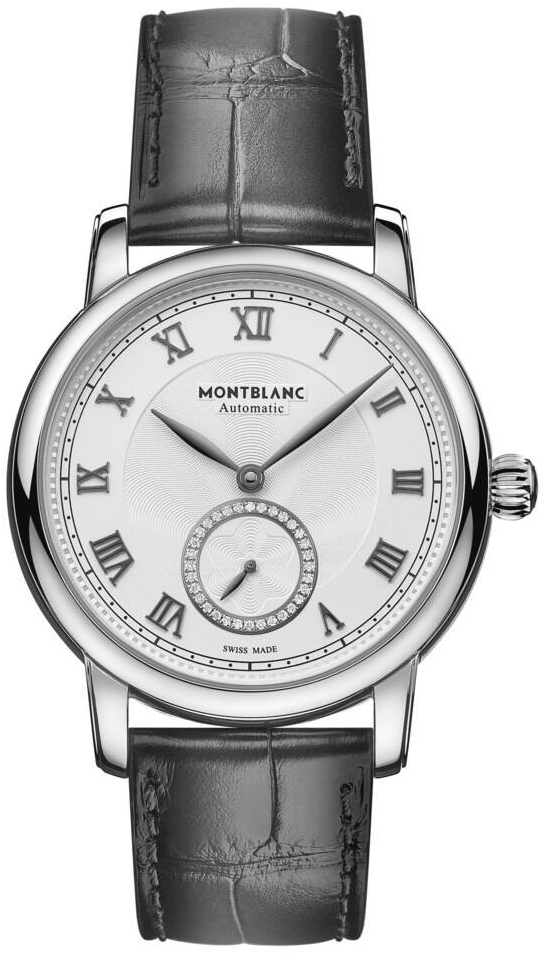 Montblanc Damklocka 126110 Star Legacy Silverfärgad/Läder Ø36 mm - Montblanc