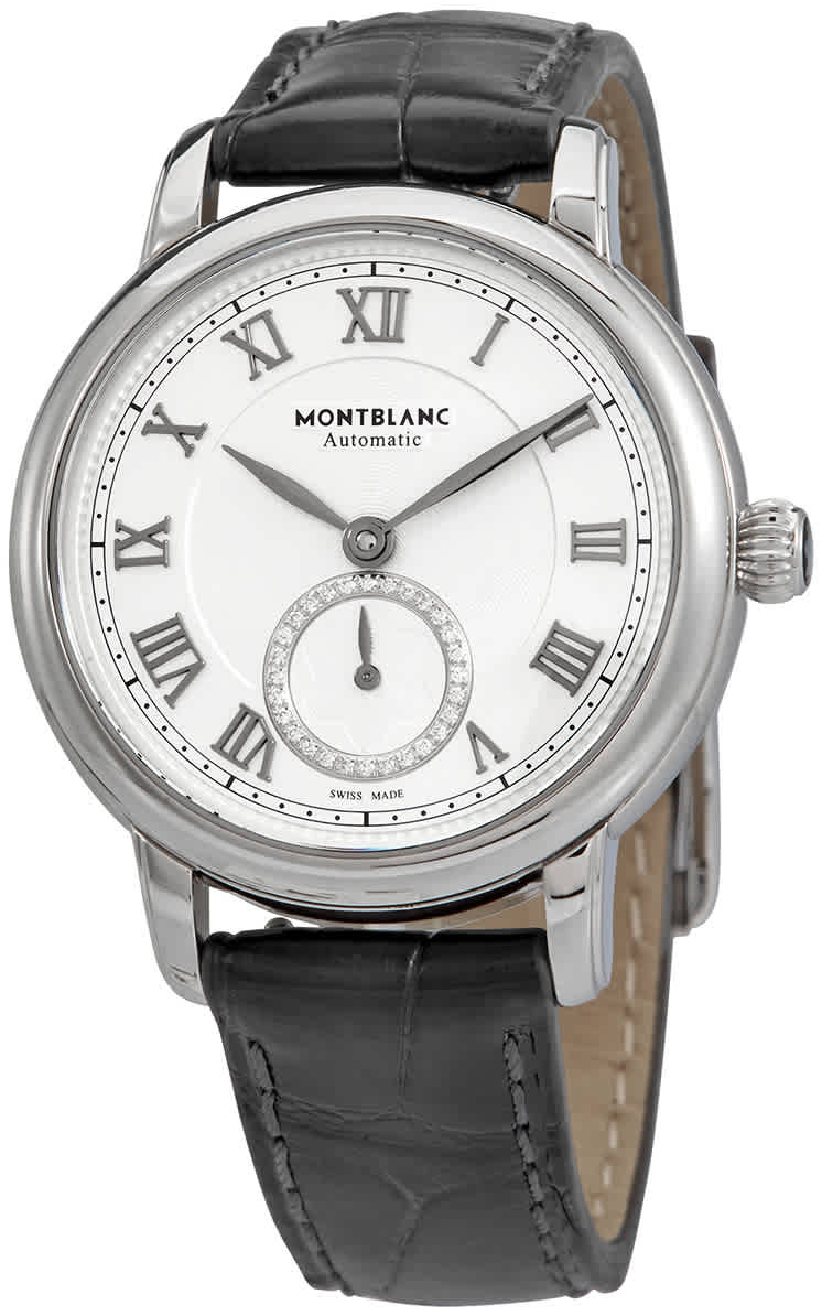 Montblanc Damklocka 126111 Star Legacy Silverfärgad/Läder Ø32 mm - Montblanc