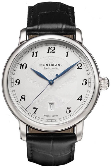 Montblanc Herrklocka 128681 Star Legacy Vit/L&auml;der &Oslash;42 mm