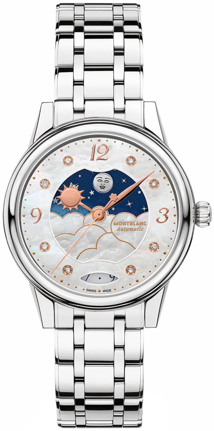 Montblanc Damklocka 129757 Boheme Vit/Stål Ø30 mm - Montblanc