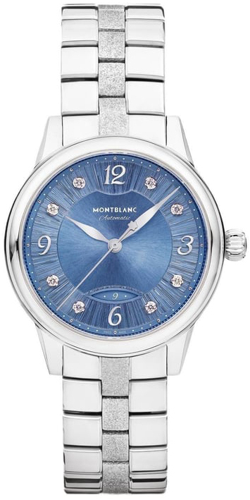 Montblanc Damklocka 134341 Boheme Bl&aring;/St&aring;l &Oslash;30 mm