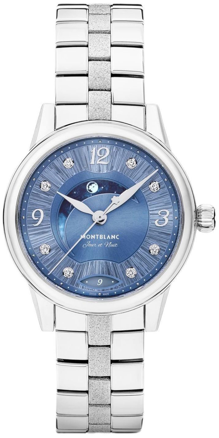Montblanc Damklocka 134342 Boheme Bl&aring;/St&aring;l &Oslash;30 mm