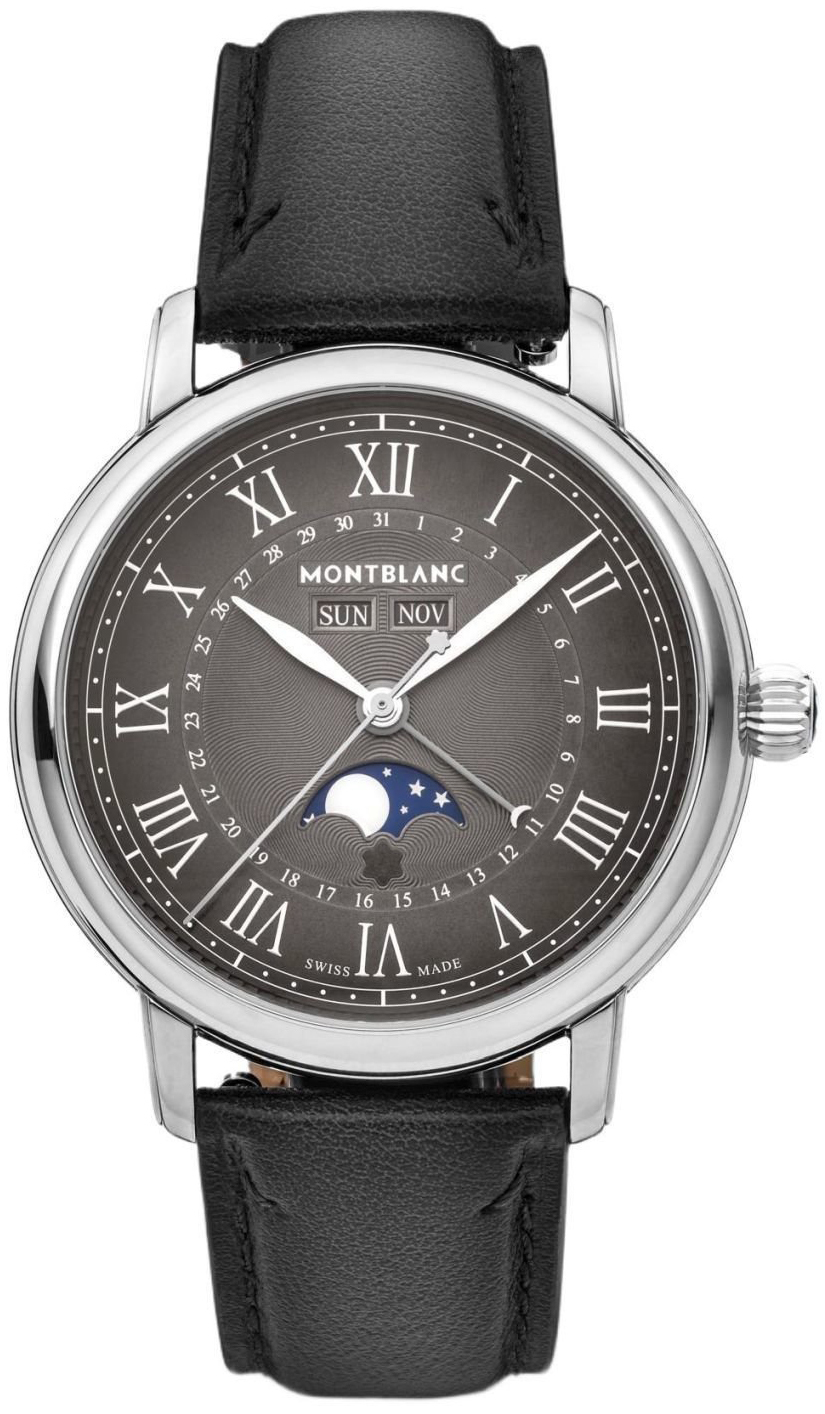 Montblanc Herrklocka 134358 Star Legacy Gr&aring;/L&auml;der &Oslash;42 mm