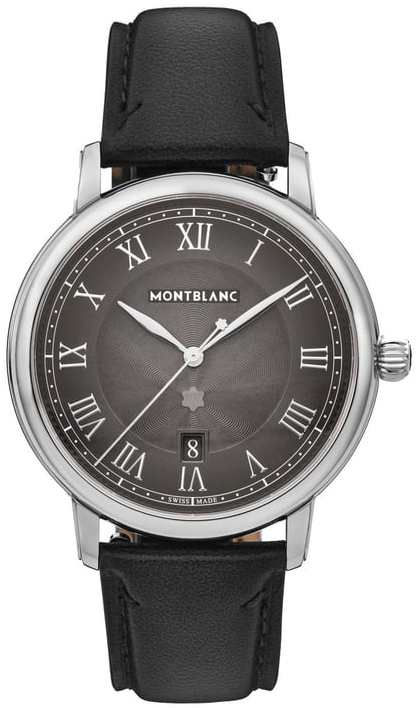 Montblanc Herrklocka 134359 Star Legacy Gr&aring;/L&auml;der &Oslash;42 mm