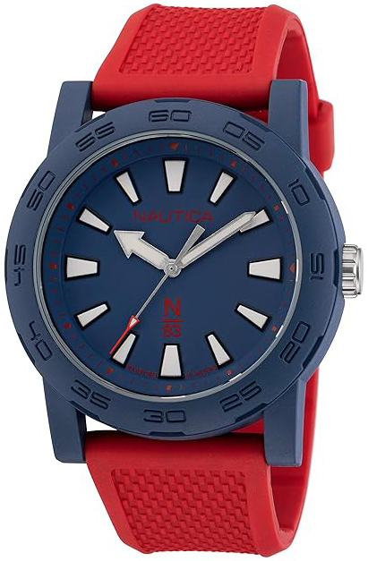 Nautica Herrklocka NAPATF204 N83 Blå/Gummi Ø44 mm - Nautica