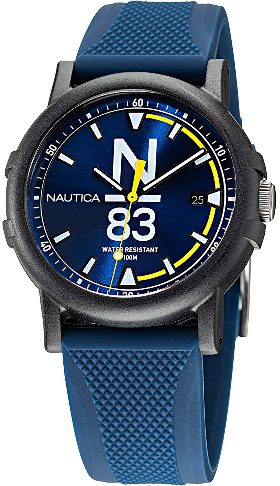Nautica NAPEPS101 Blå/Gummi Ø38 mm - Nautica