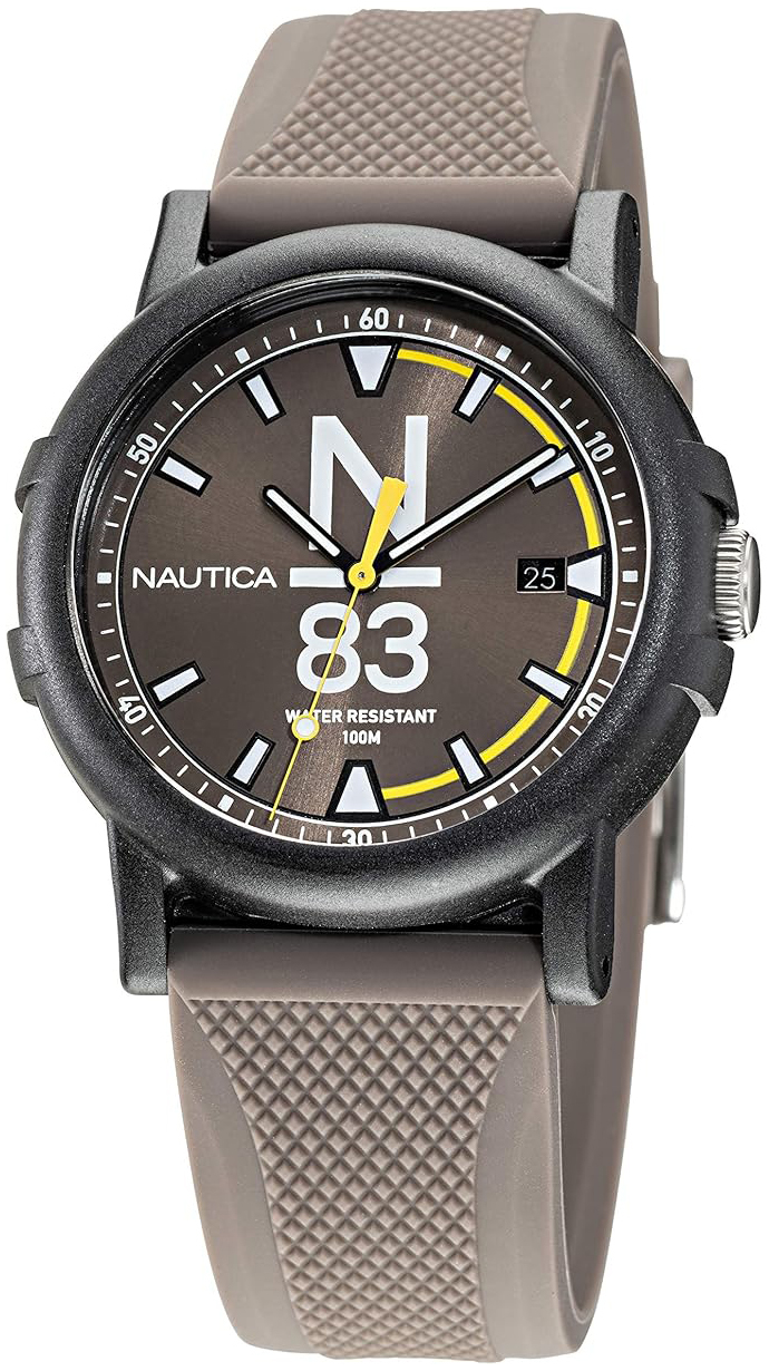 Nautica Herrklocka NAPEPS107 N83 Grå/Gummi Ø38 mm - Nautica