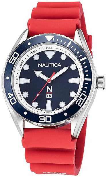 Nautica Herrklocka NAPFWF116 N83 Blå/Gummi Ø44 mm - Nautica