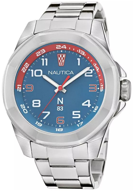 Nautica Herrklocka NAPTBS206 Tortuga Bay Blå/Stål Ø46 mm - Nautica