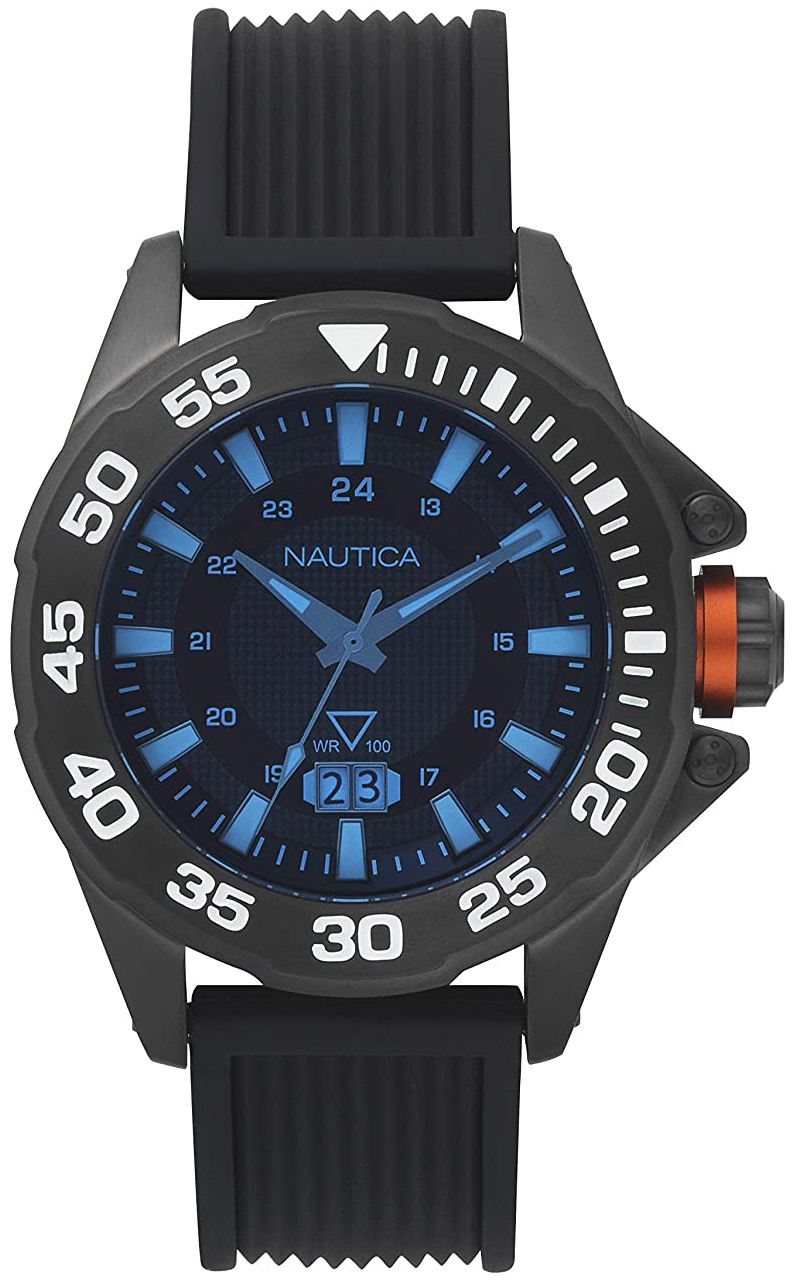 Nautica Herrklocka NAPWSV005 Blå/Gummi Ø44 mm - Nautica