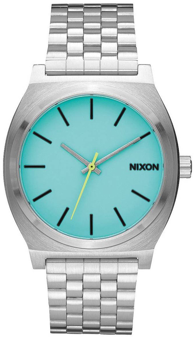Nixon The Time Teller Herrklocka A0452460-00 Blå/Stål Ø37 mm