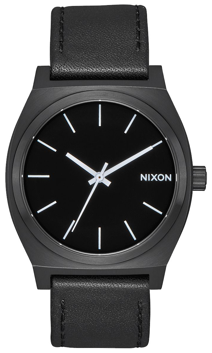 Nixon The Time Teller A045756-00 Svart/Läder