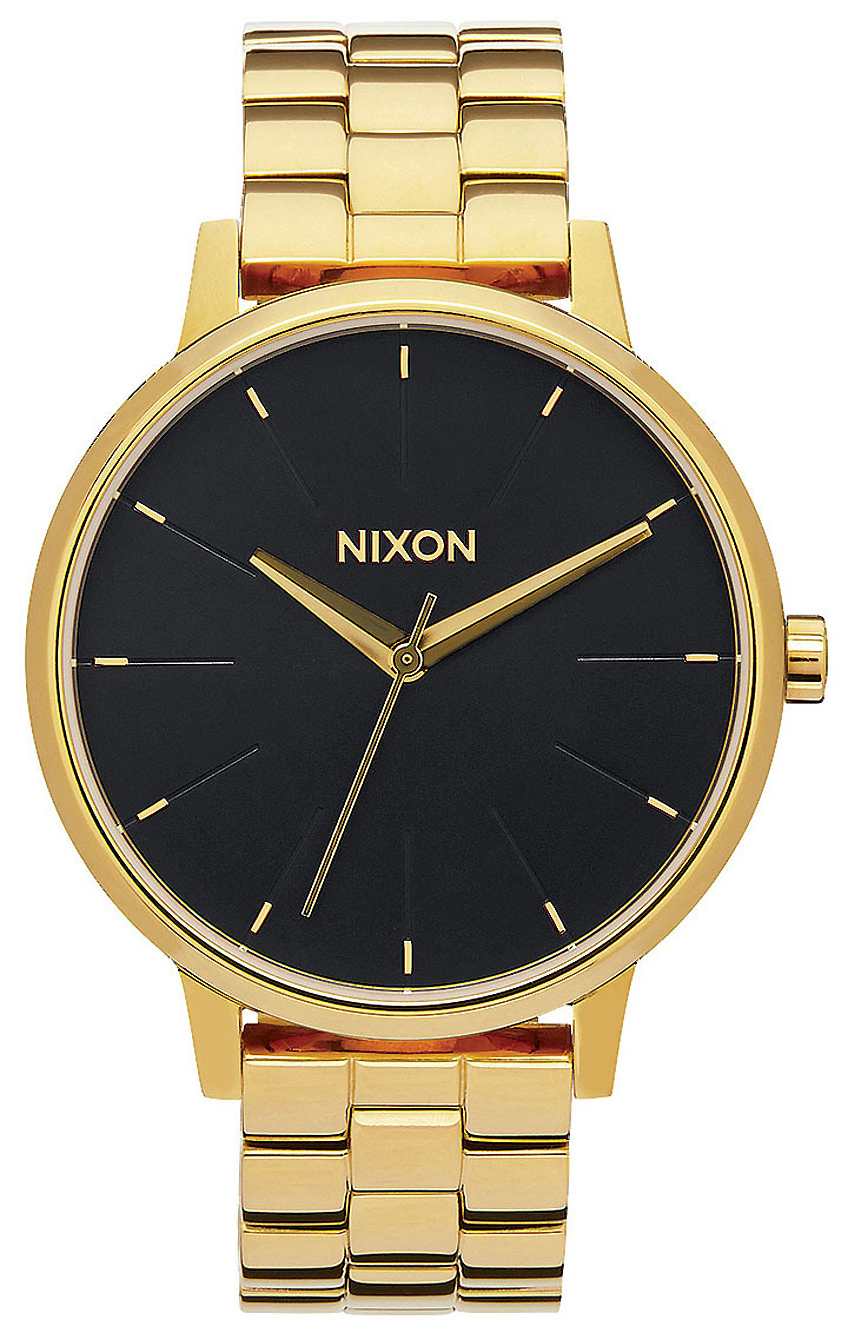 Nixon Damklocka A0992042-00 The Kensington Svart/Gulguldtonat stål - Nixon