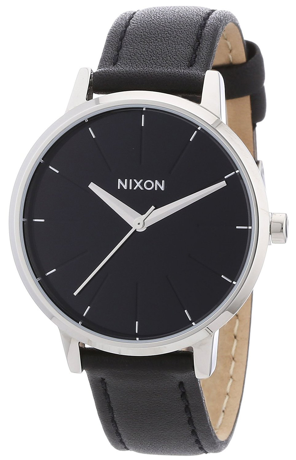 Nixon Damklocka A108000-00 Svart/Läder Ø37 mm - Nixon