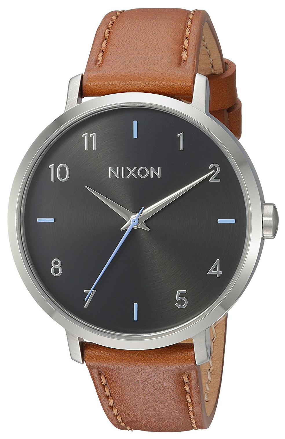 Nixon 99999 Damklocka A1091019-00 Svart/Läder Ø35 mm - Nixon