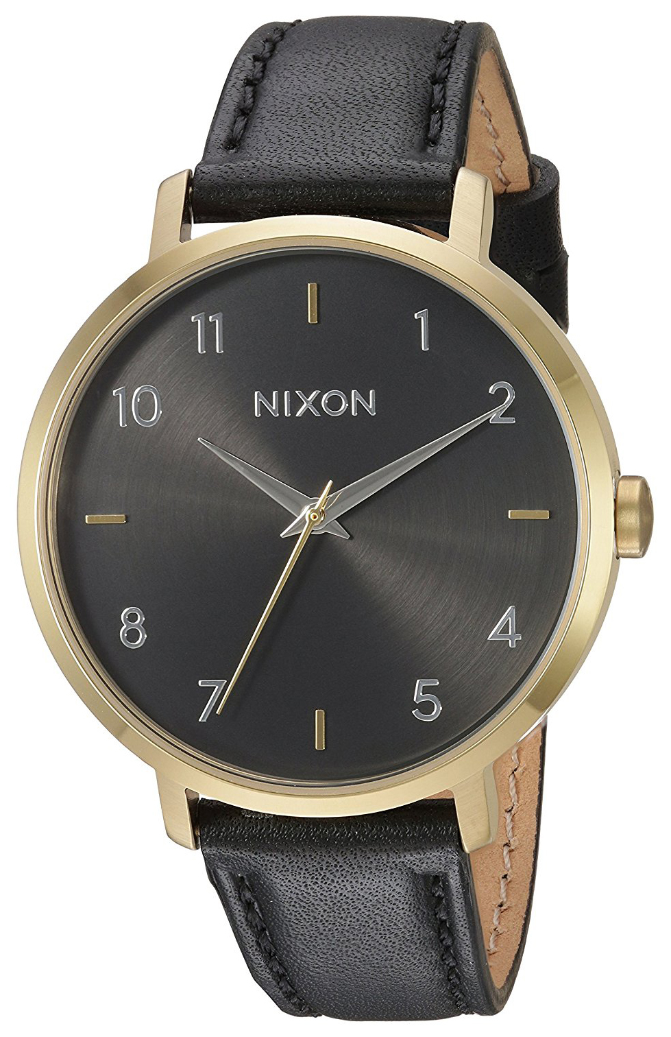 Nixon 99999 Damklocka A1091513-00 Svart/Läder Ø35 mm - Nixon