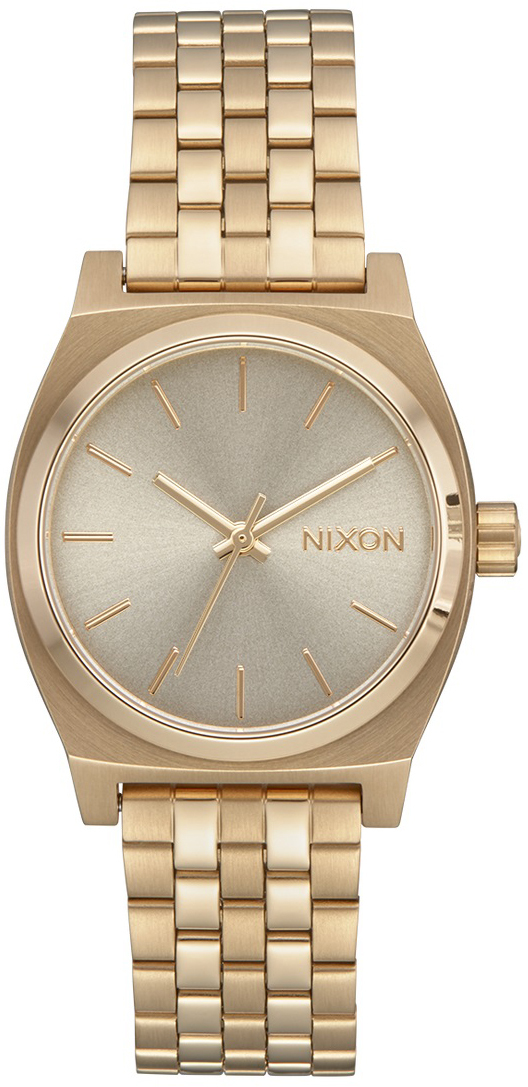 Nixon Damklocka A1130-5101-00 Time Teller Gr&aring;/Gulguldtonat st&aring;l