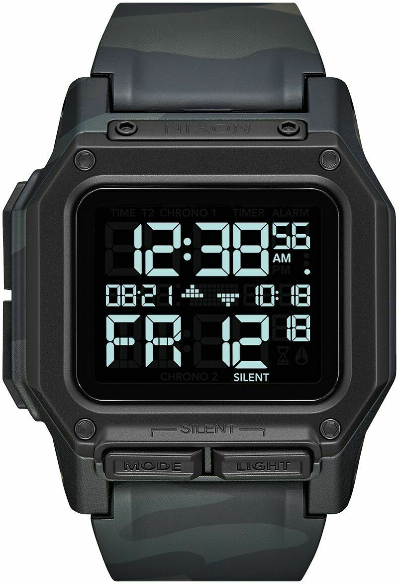 Nixon Herrklocka A11803015-00 LCD/Gummi - Nixon