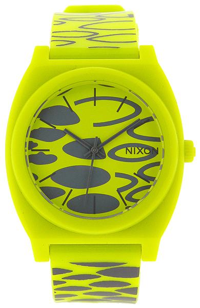 Nixon The Time Teller A119590-00 Gul/Plast Ø39 mm