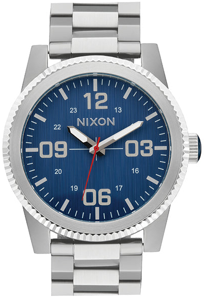 Nixon Herrklocka A346-5246-00 The Corporal Bl&aring;/St&aring;l &Oslash;48 mm