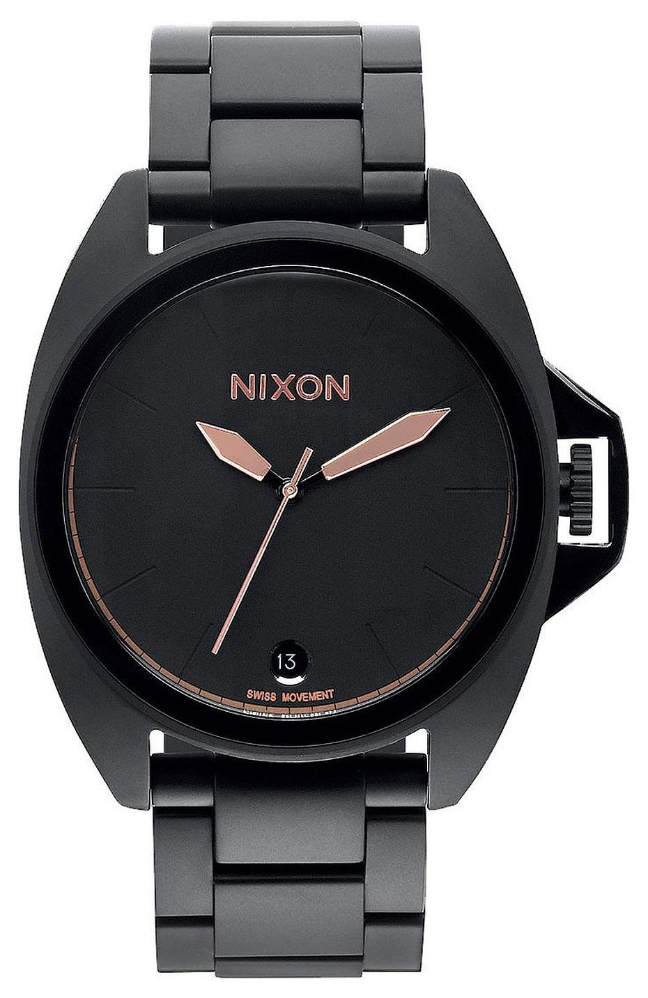 Nixon 99999 Herrklocka A396957-00 Svart/Stål Ø43 mm - Nixon