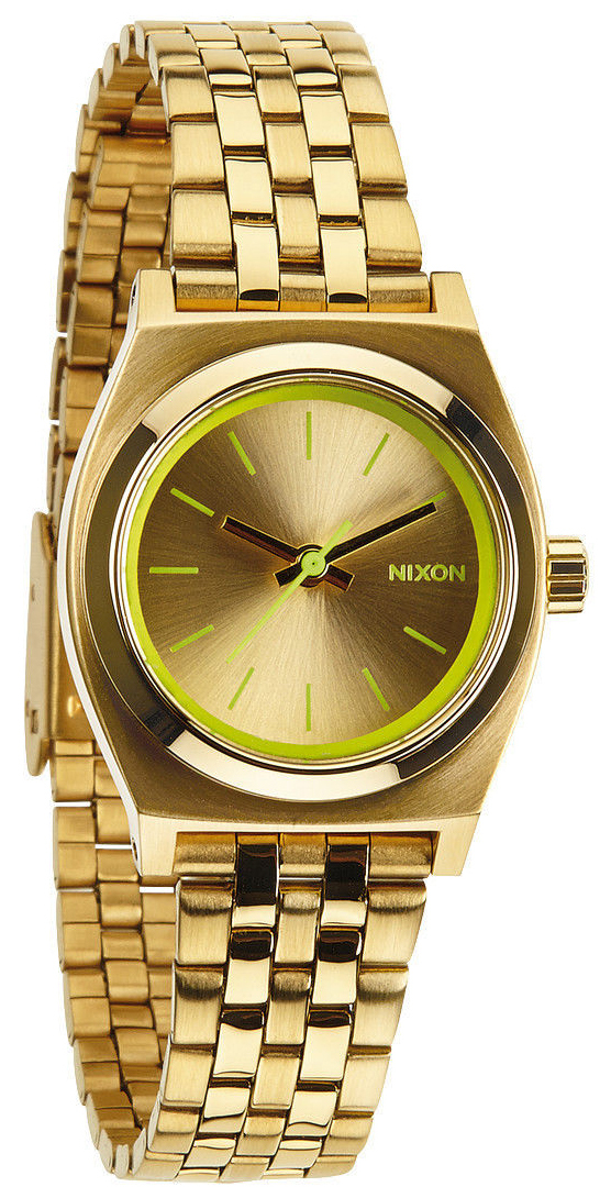 Nixon Damklocka A3991618-00 Guldtonad/Guldtonat stål Ø26 mm - Nixon