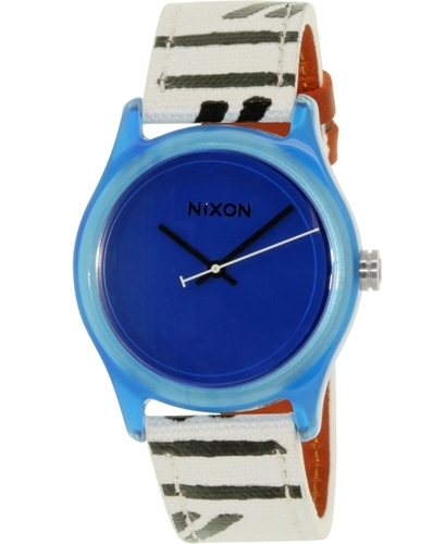 Nixon 99999 Damklocka A402300-00 Blå/Läder Ø38 mm - Nixon