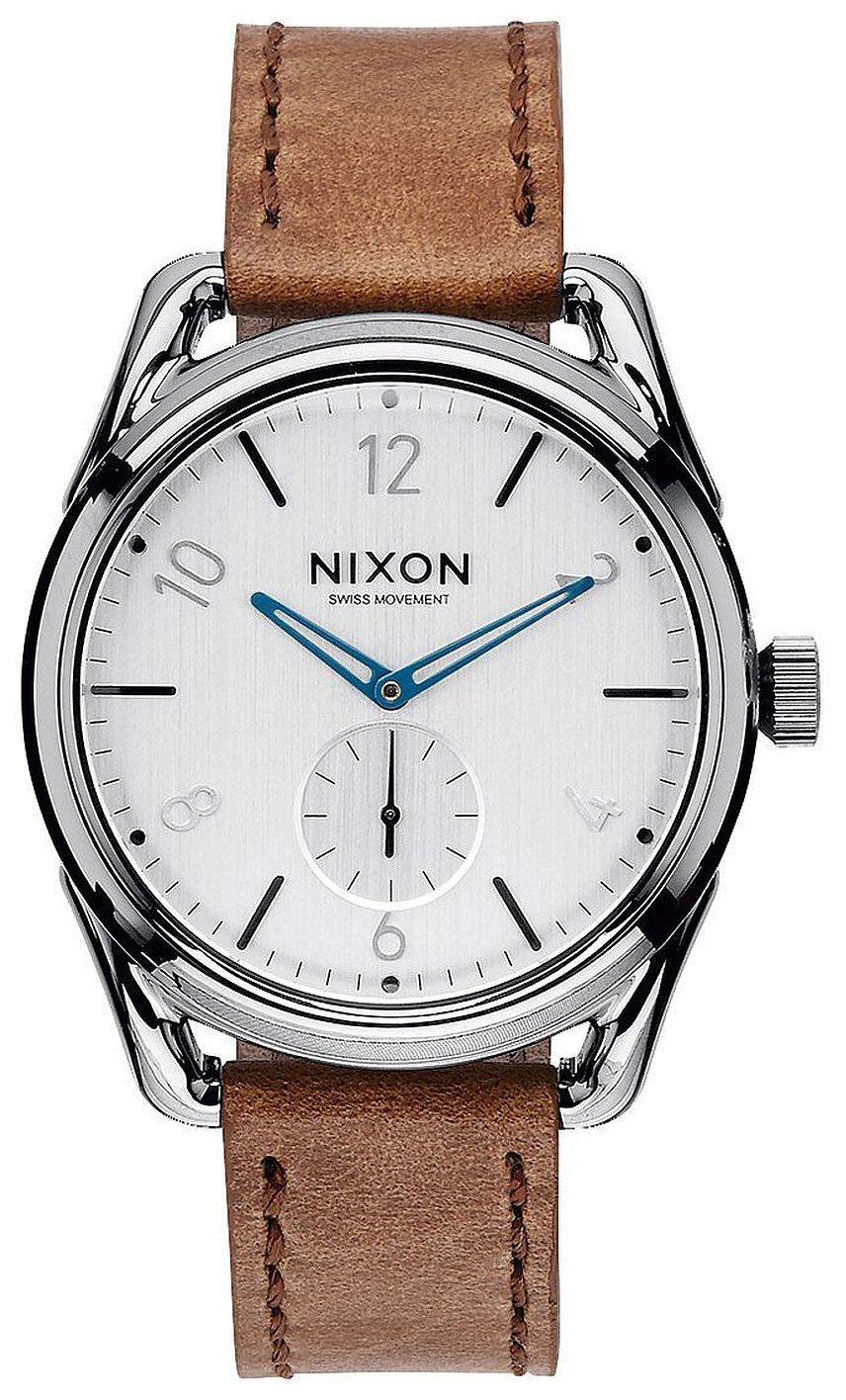 Nixon 99999 Herrklocka A4592067-00 Vit/Läder Ø39 mm - Nixon