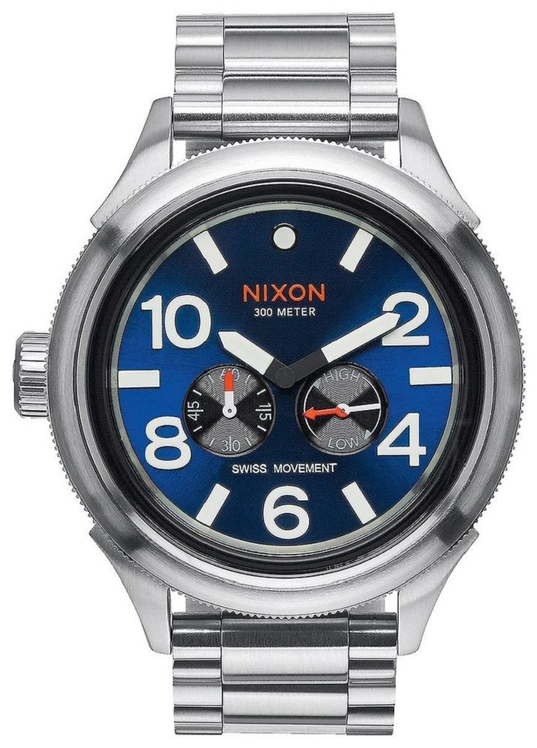 Nixon 99999 Herrklocka A4741258-00 Blå/Stål Ø48 mm - Nixon