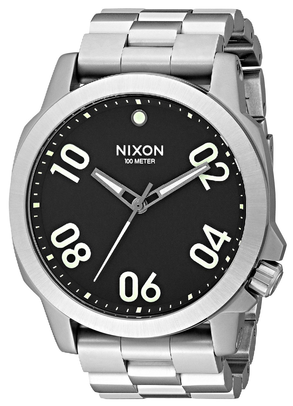 Nixon 99999 Herrklocka A521000-00 Svart/Stål Ø45 mm - Nixon