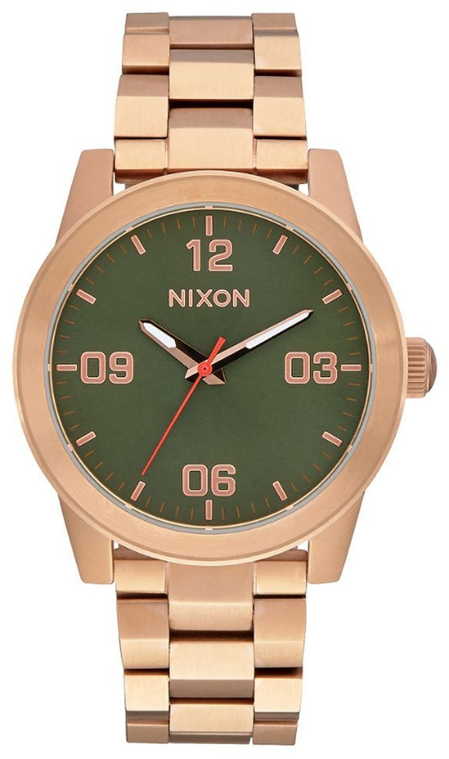 Nixon 99999 Damklocka A9192283-00 Grön/Roséguldstonat stål Ø36 mm - Nixon