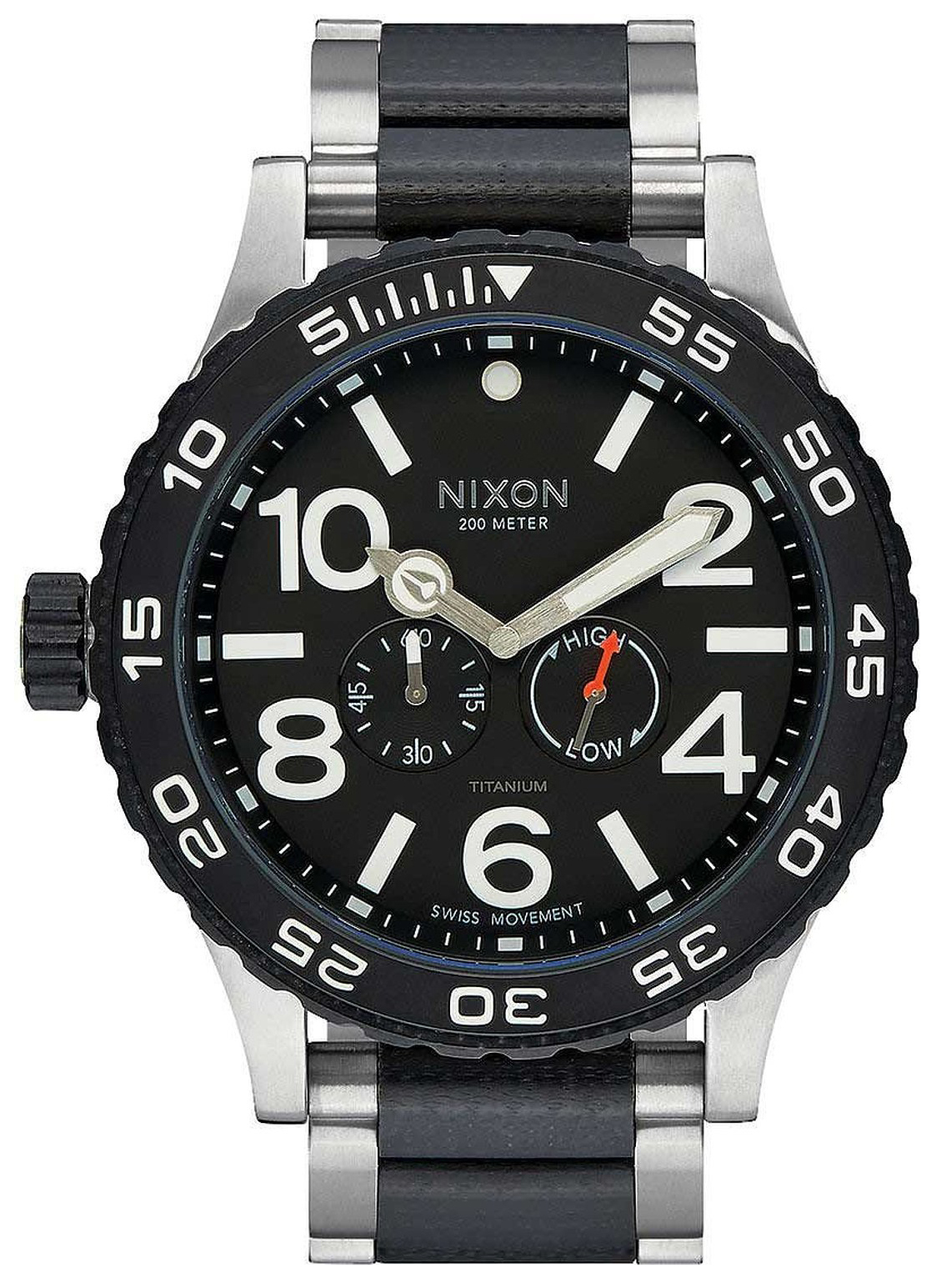 Nixon 99999 Herrklocka A9472166-00 Svart/Titan Ø51 mm - Nixon