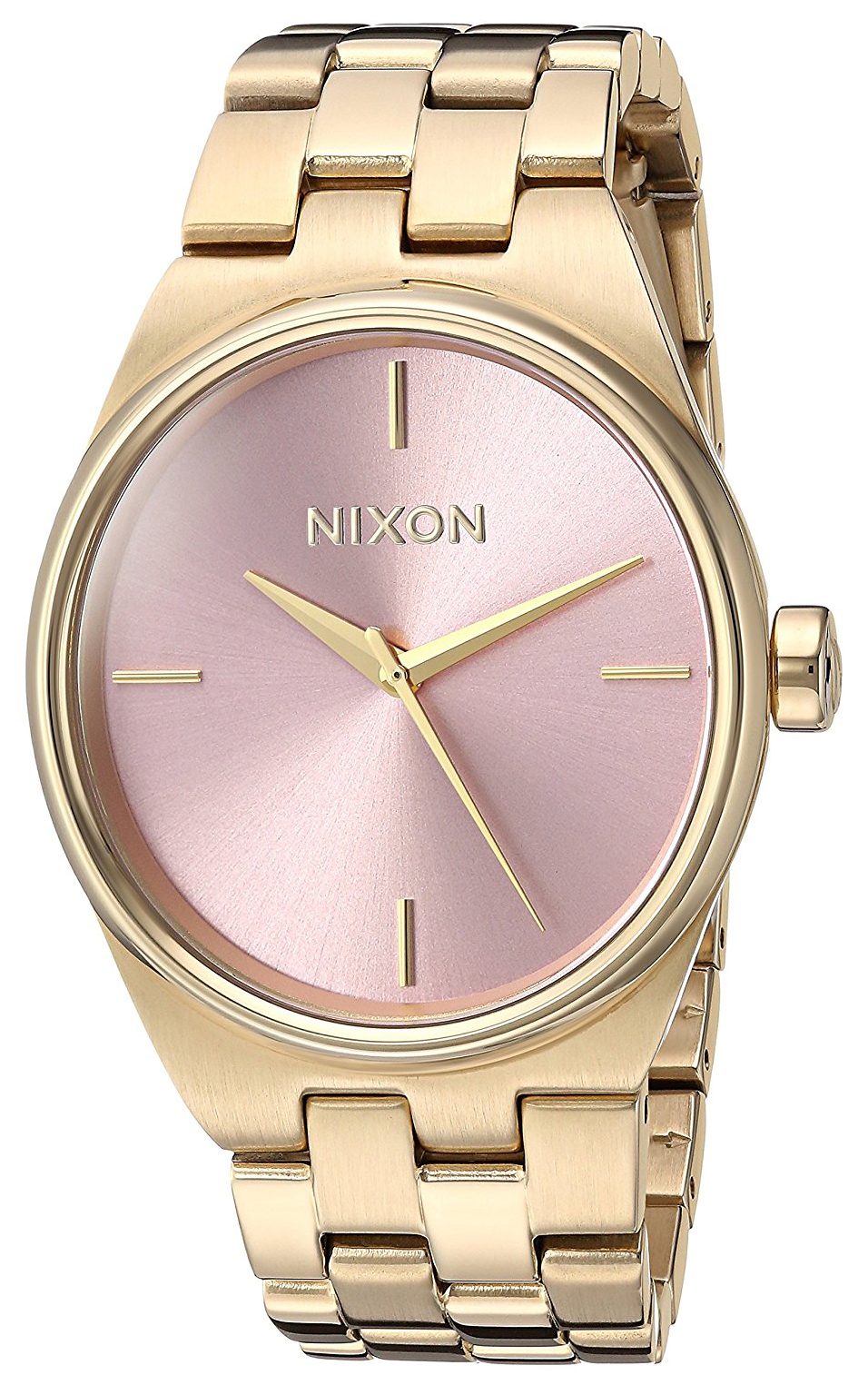 Nixon 99999 Damklocka A9532360-00 Rosa/Gulguldtonat stål Ø35 mm - Nixon