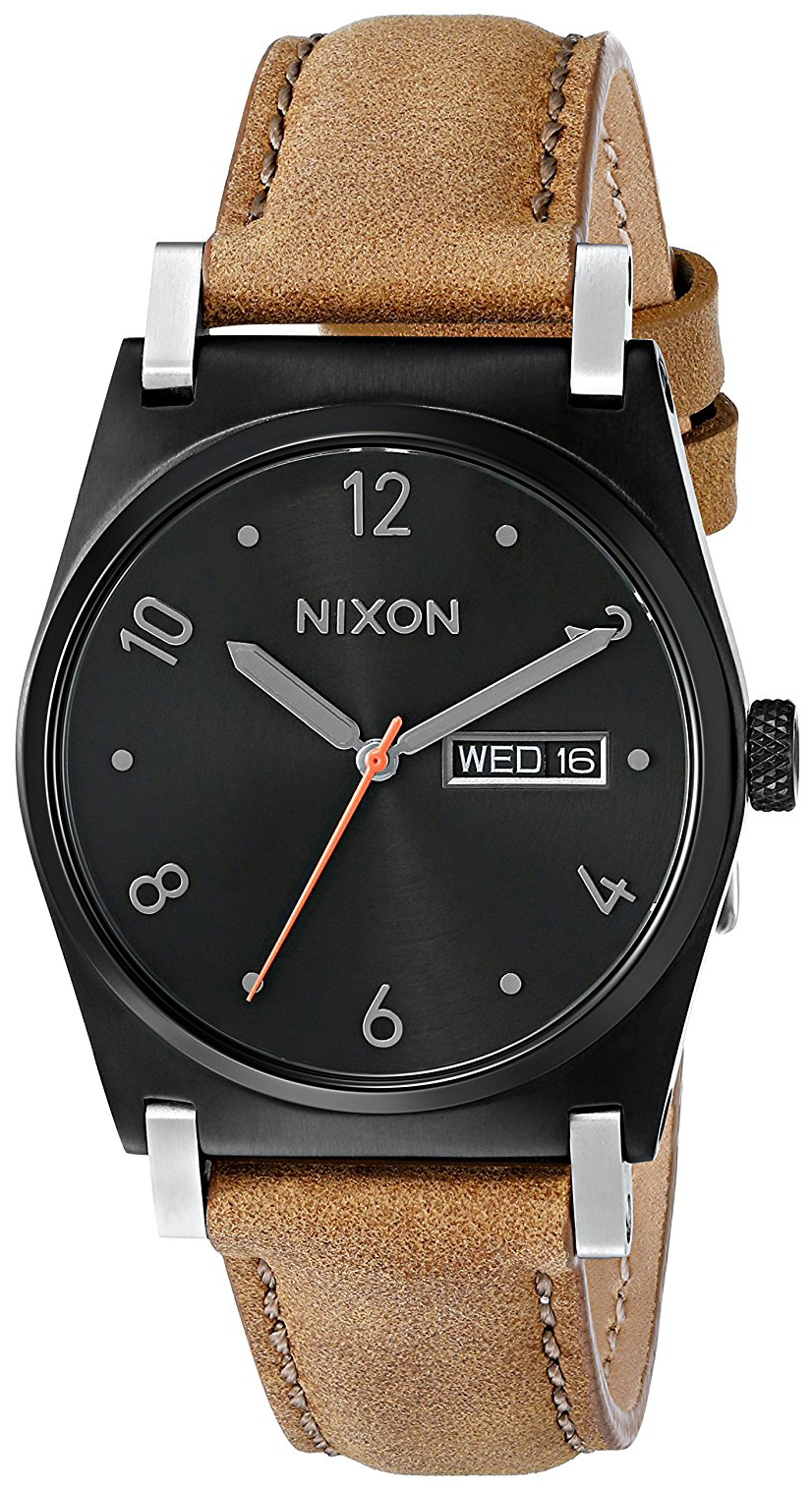 Nixon 99999 Damklocka A9551037-00 Svart/Läder Ø36 mm - Nixon