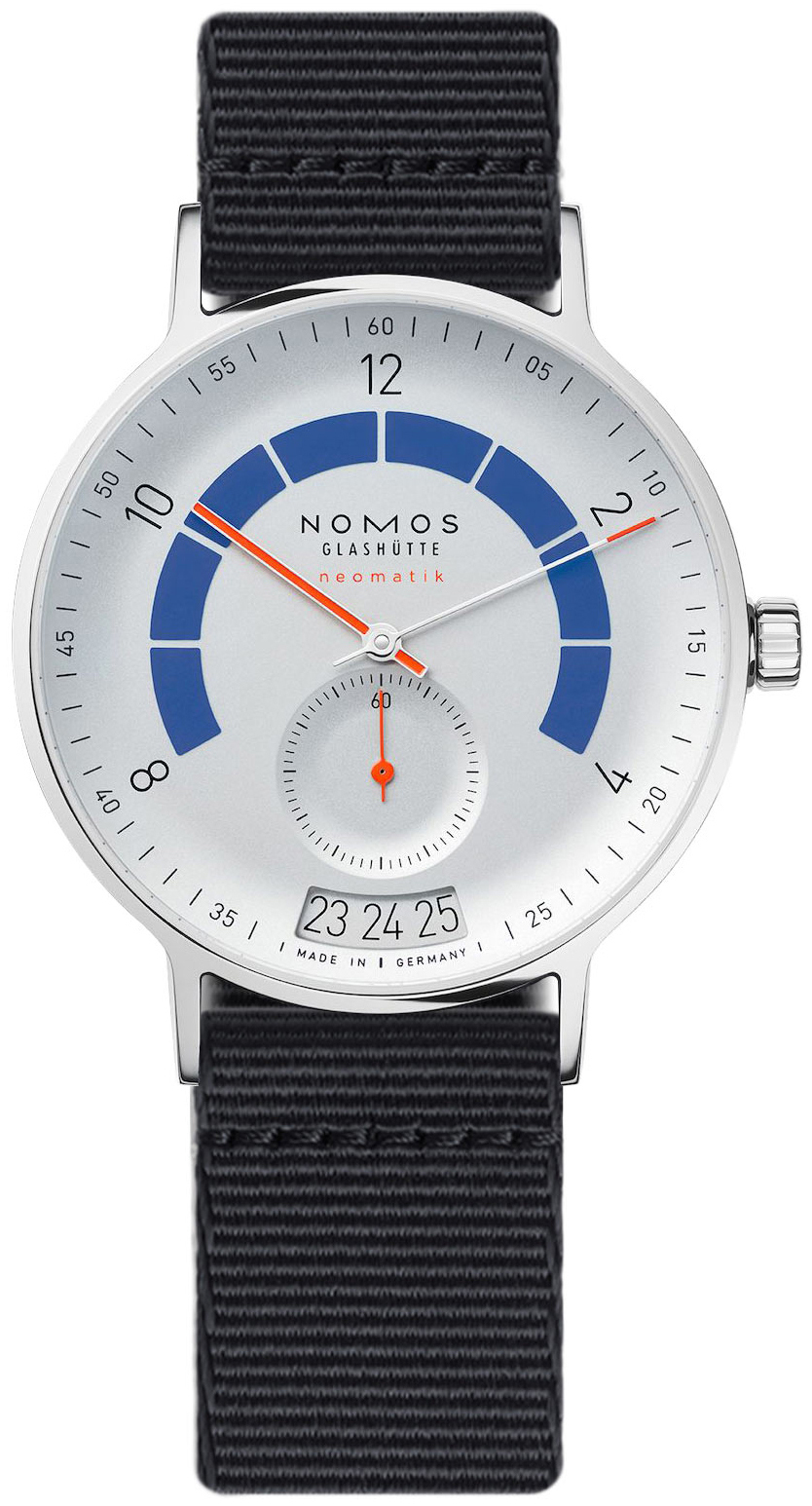 Nomos Glashütte Herrklocka N-1303 Autobahn Vit/Textil Ø41 mm - Nomos Glashütte