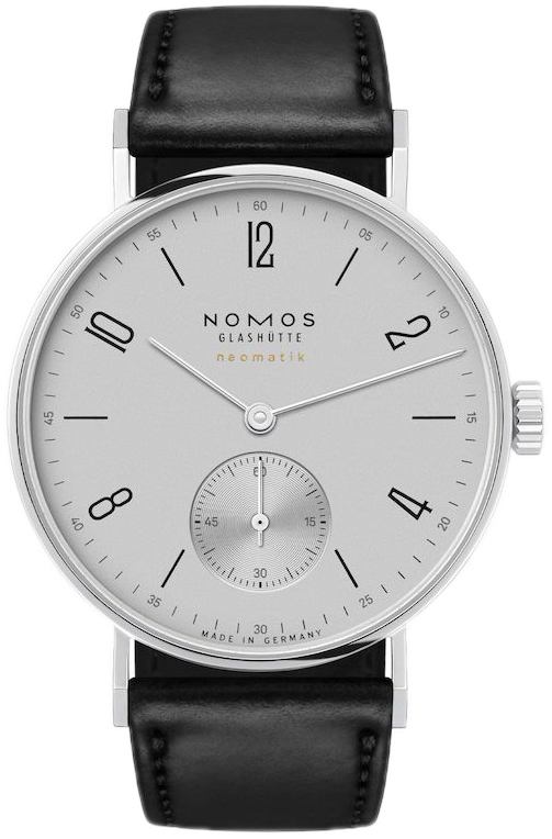 Nomos Glashütte Damklocka N-188 Tangente Silverfärgad/Läder Ø35 mm - Nomos Glashütte