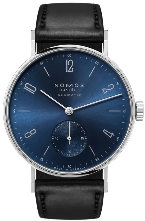 Nomos Glashütte Damklocka N-191 Tangente Neomatik Blå/Läder Ø35 mm - Nomos Glashütte