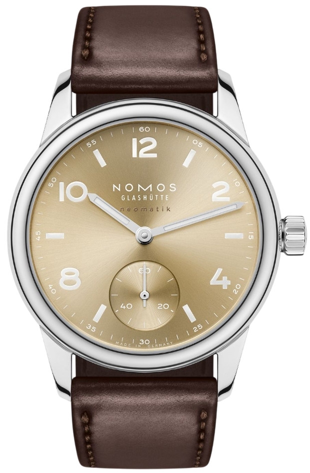 Nomos Glash&uuml;tte Damklocka N-755.SB-leather Club Sport Neomatik