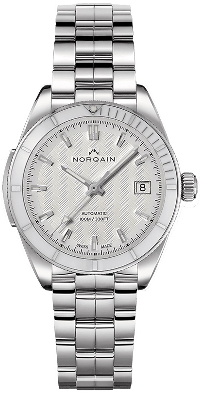 Norqain Damklocka N1800C89A/W181/182S Adventure Vit/Stål Ø37 mm - Norqain