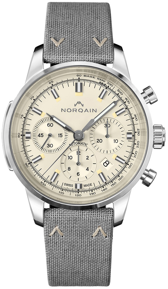 Norqain Herrklocka N2200S22C/C221/20GNT.18S Freedom Beige/Läder Ø43 - Norqain