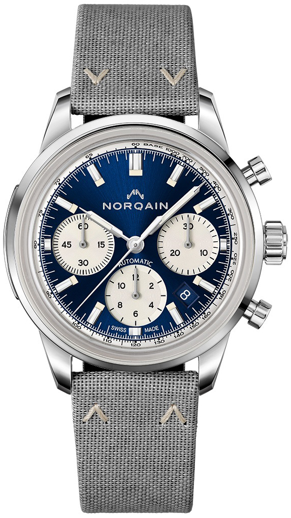 Norqain Herrklocka N2201S22C/A221/20GNT.18S Freedom Blå/Läder Ø40 - Norqain