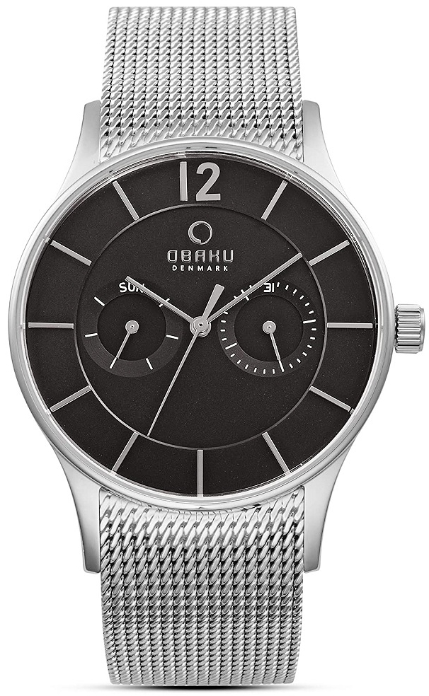 Obaku Herrklocka V175GMCBMC Vild Svart/Stål Ø39 mm - Obaku