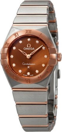 Omega Damklocka 131.20.25.60.63.001 Constellation Quartz 25Mm Brun/18 - Omega