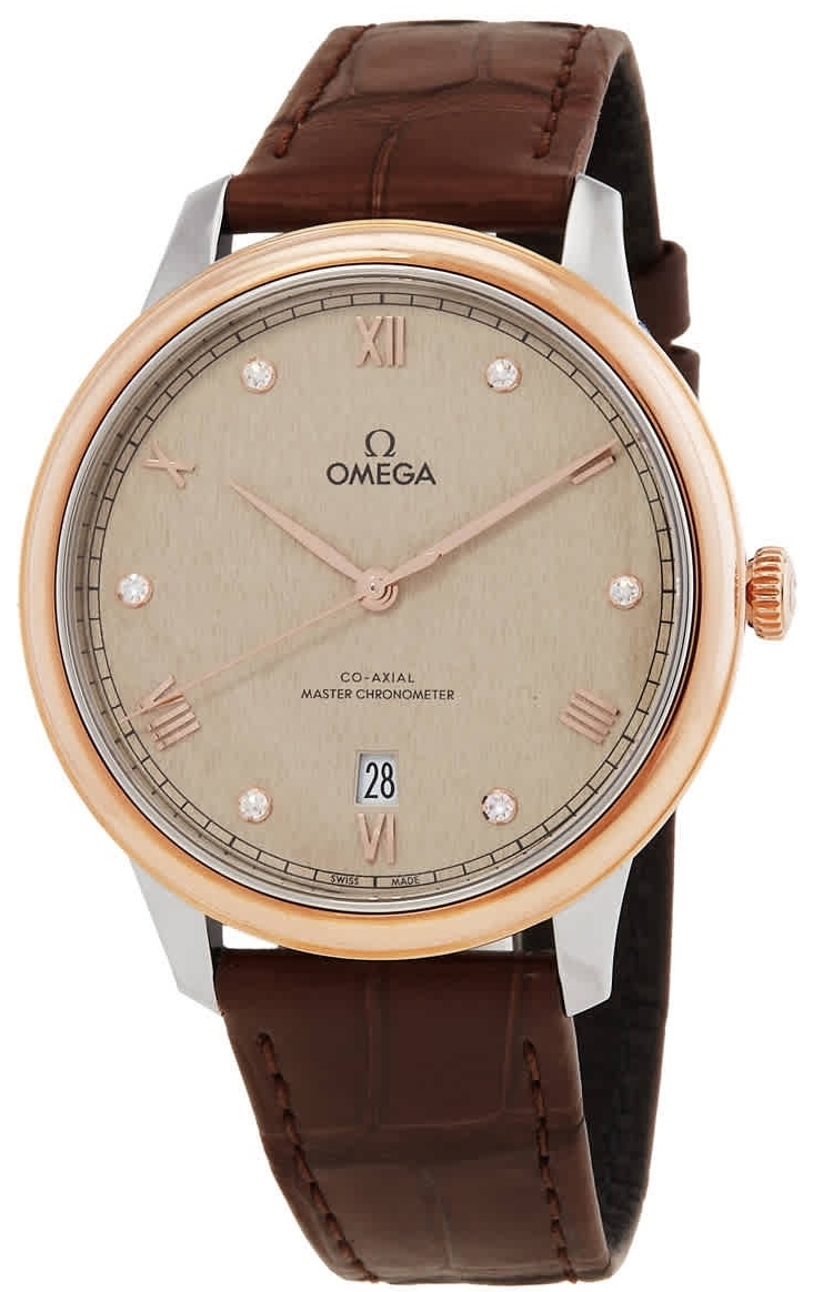 Omega Herrklocka 434.23.40.20.59.001 De Ville Prestige Beige/Läder - Omega