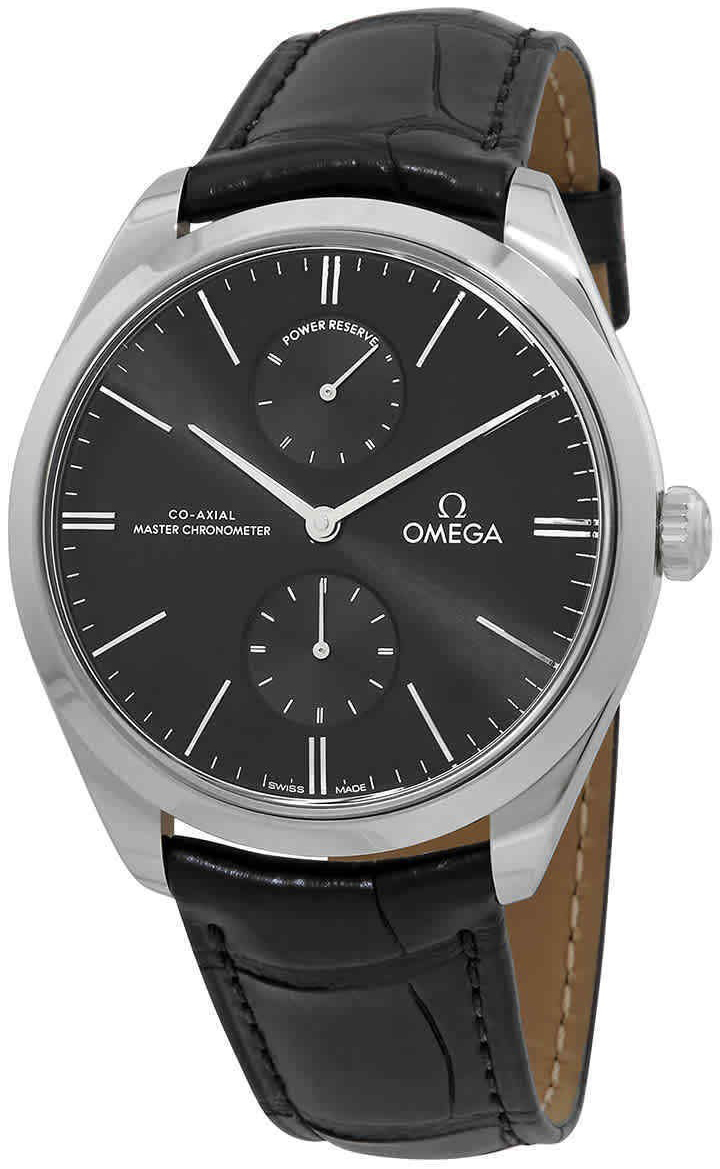 Omega Herrklocka 435.13.40.22.01.001 De Ville Tresor Svart/Läder - Omega